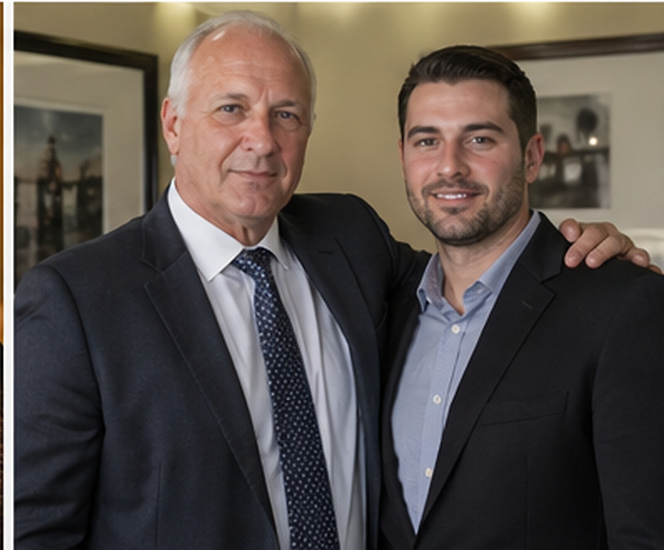 Tony Iavorone with one of his adult sons